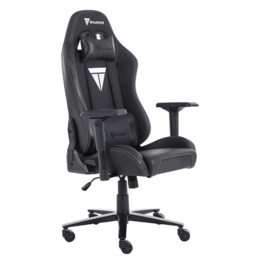 PANDA ゲーミングチェア VSHARKERシリーズ リクライニングチェア 約160度 バケットシート ハイバック  (ホワイト)