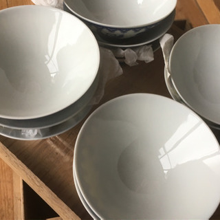 (骨董？)同柄 お茶碗、小皿10枚セットの画像