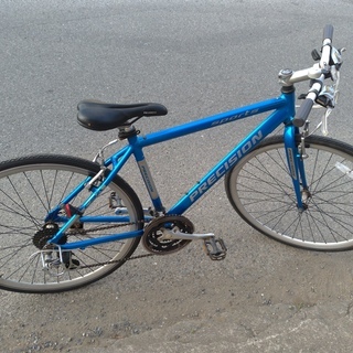 クロスバイク PRECISION SPORT 700C アルミ 24速 460mm  BLUE　
