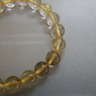 ルチルクォーツ10mmです。7月1日で終了です。の画像