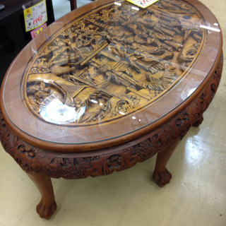 珍品！ 木彫り センターテーブル
