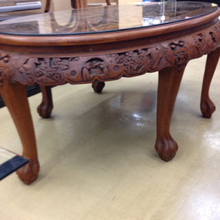 珍品！ 木彫り センターテーブル