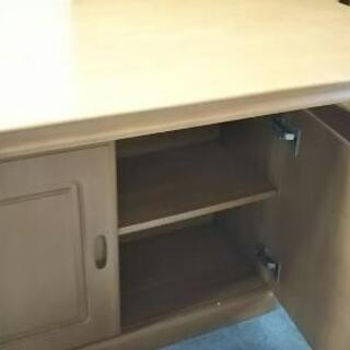 【値下げ】コーナー　収納付き　ダイニングテーブルセットの画像