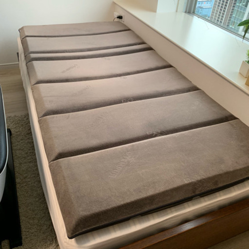 【美品】テンピュール／ TEMPUR ／ マットレスパッド ／ シングルサイズ ／