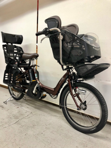 555 ブリジストン アンジェリーノ 20インチ 3人乗り 8.9ah 電動自転車 電動アシスト