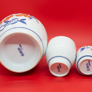 【希少・珍品】有田焼　宗右衛門　徳利・ぐい呑み・お猪口　セット⇨値下げしましたの画像