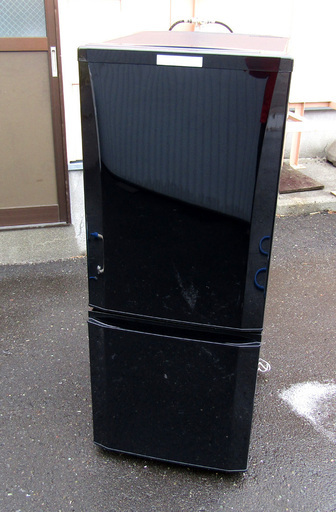 中古 MITSUBISHI 三菱 2ドア冷凍冷蔵庫 MR-P15Z-B 2016年製 146L