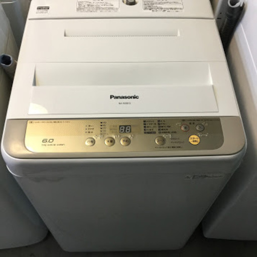 【送料無料・設置無料サービス有り】洗濯機 2017年製 Panasonic NA-F60B10 中古