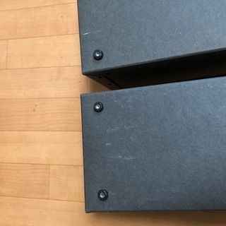 無印良品　硬質パルプボックスCD/DVD用　2個セットの画像
