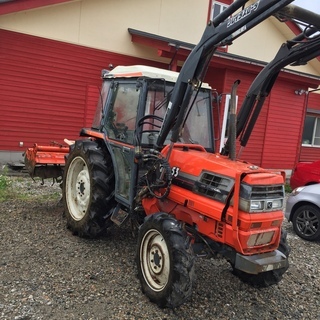 クボタ　トラクター　GL-53　アワー３７４ｈ！！フロントローダ...