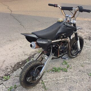 ★①中華 ミニモト LIFAN 125ccエンジン 始動動画有 ジャンク部品取りに★交換下取り上取り可札幌の画像
