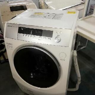 清掃済】SHARP シャープ 10kg ドラム式洗濯機 ES-ZH1-WL