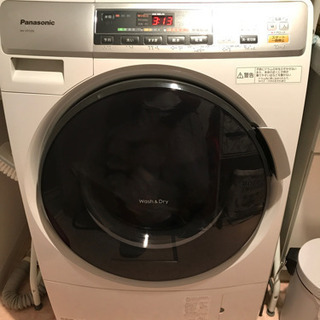 (Panasonic) パナソニック 6.0kg ドラム式洗濯乾燥機【左開き】