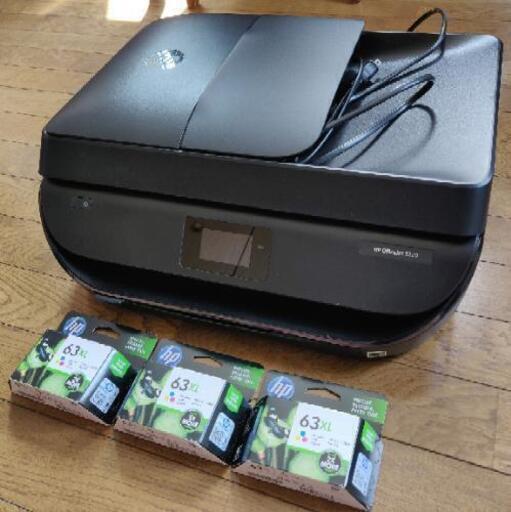 プリンター　HP Office Jet 5220 \u0026 3色カラー増量ｘ３セット付き