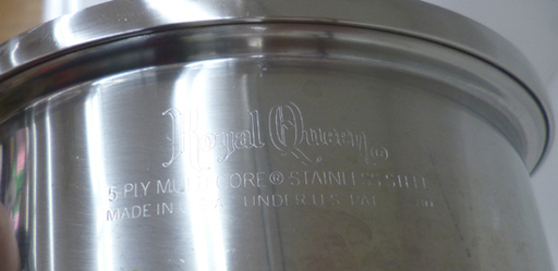  Queen/ロイヤルクイーン 片手鍋 内径18cm ステンレス ミルクパン ソースパン IH非対応 ☆ PayPay(ペイペイ)決済可能 ☆ 札幌市 清田区 平岡