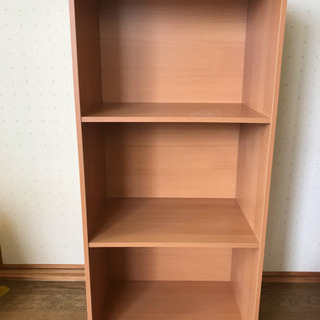 【中古ですが美品です】3段のカラーボックス