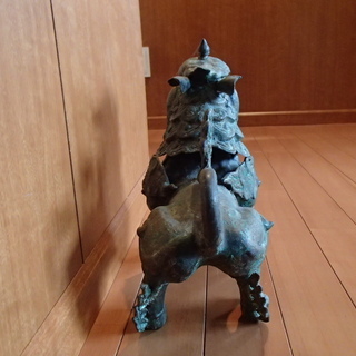 獅子　狛犬　置物　オブジェ　骨董　骨董品　古美術の画像