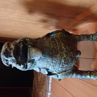 獅子　狛犬　置物　オブジェ　骨董　骨董品　古美術の画像