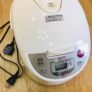 炊飯器 5.5合 タイガー 「炊きたて」2012年製
