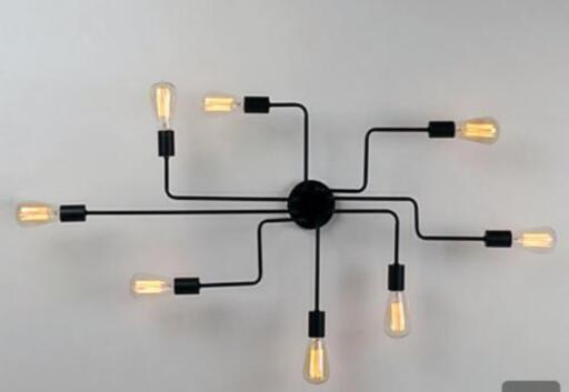 【新品未使用】シーリングライト 8ライト  天井照明  110-120V