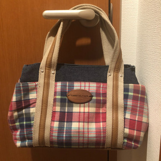 TOMMY HILFIGER トートバッグ チェック柄