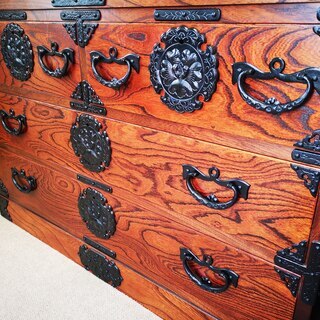 岩谷堂箪笥 伝統工芸 民芸家具 白鳥4号Ⅲ型 タンス（