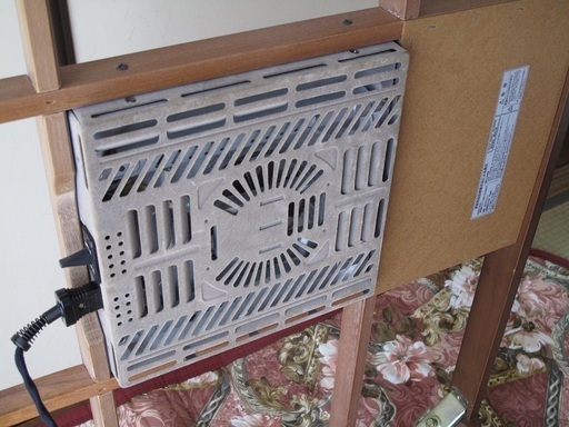 家具調こたつ　協立工芸・DSN-127DBR(R)と、コーナーラウンド・こたつ掛ぶとん敷ぶとん