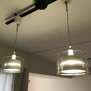 ペンダントライト  ライティングレール  【セットで4000円】引き取りのみの画像