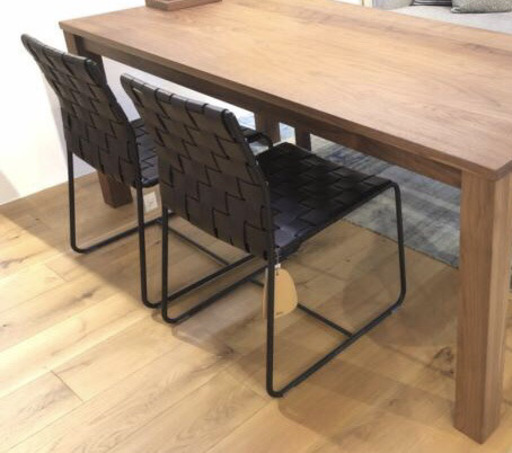 ACTUS レザーダイニングチェア 4脚セット