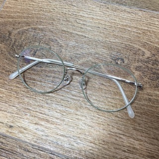 極美品 試着のみ ジンズ JINS 細フレーム 眼鏡 カーキ