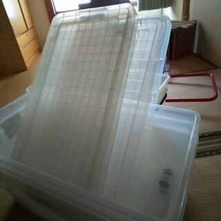 衣類用クリアケース大の画像