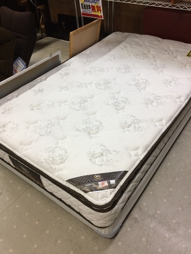 ★来店限定★ セミダブルベッド　Serta/サータ　シンプルベッド　中古