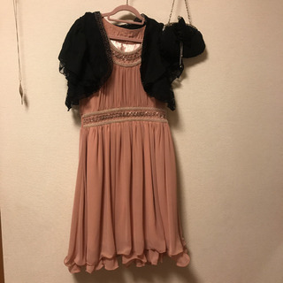 【結婚式 発表会 3点セット】ワンピース ボレロ パーティバッグ