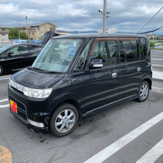 車検残21ヶ月 格安 タントカスタム L350S ブラック 中古車の画像