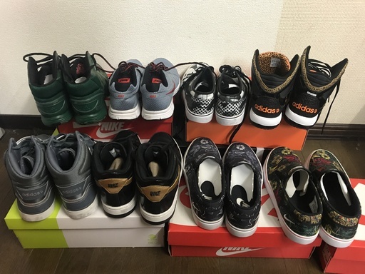 スニーカー 8組 靴 ナイキ NIKE アディダス adidas