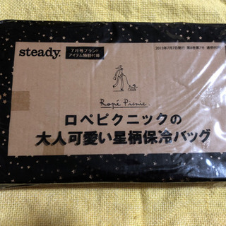 新品☆ロペピクニック星柄保冷バッグの画像