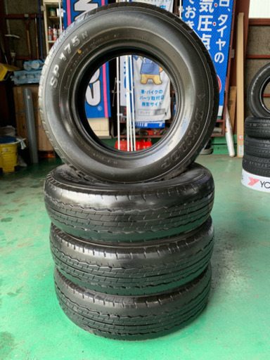 195/80R15 ダンロップ 中古タイヤ4本
