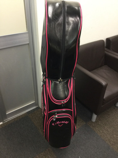 キャロウェイ callaway キャディバッグ ブラック×ピンク