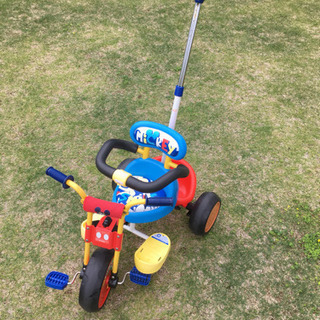 三輪車 かじとりトライク ミッキーマウスの画像