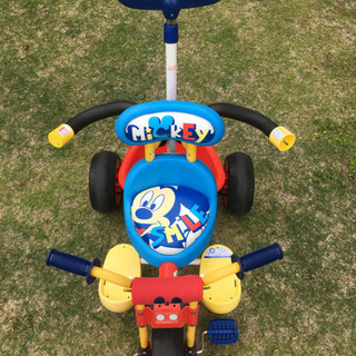 三輪車 かじとりトライク ミッキーマウスの画像