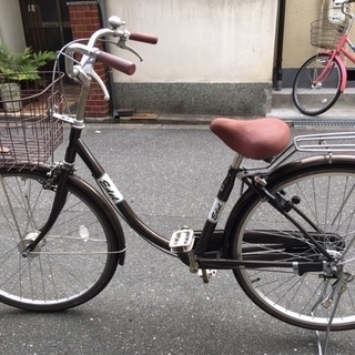 無料配達地域あり、税込10,800円、26インチ、ブラウン、きれいなオート