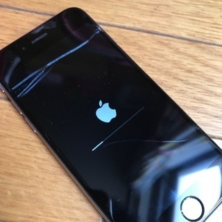 au iPhone6 16GB 画面われ