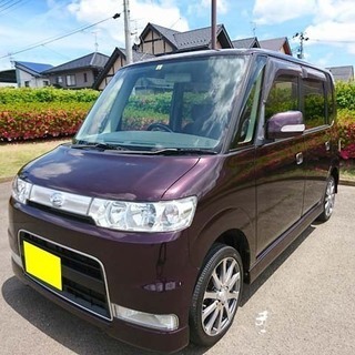  【成約済み】人気のタントカスタムＸ 車検2年付 純正エアロ・社...