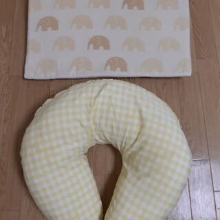 【ご成約】授乳クッション＆ スリーピングピロー (日本製) おまけ付き
