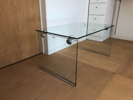 【超美品】ガラステーブル