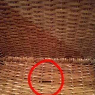 籐製品 ランドリーチェスト？の画像