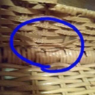 籐製品 ランドリーチェスト？の画像