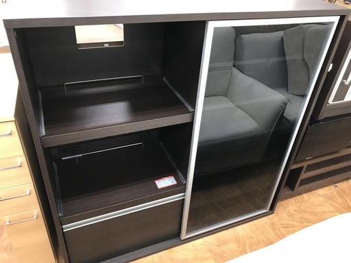 nissen ｶﾞﾗｽ引き戸ﾛｰﾀｲﾌﾟﾚﾝｼﾞﾎﾞｰﾄﾞ ﾀﾞｰｸﾌﾞﾗｳﾝ