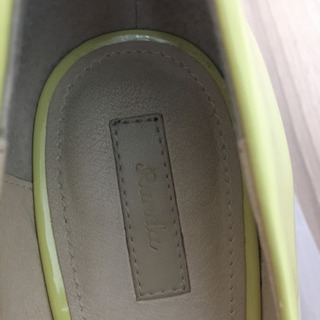 【受付終了】RANDA パンプス イエロー  エナメル ハイヒール 24.0cmの画像