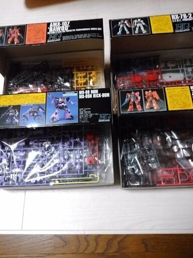 ガンダムプラモデル4種